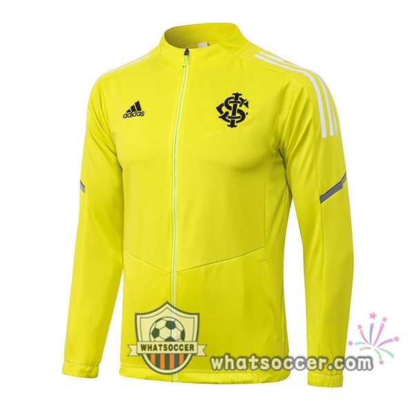 SC Internacional Yellow Soccer Jacket 2021-2022
