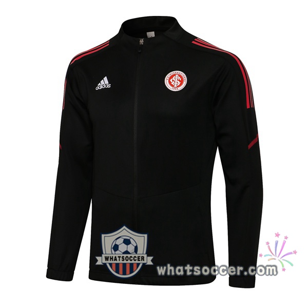 SC Internacional Black Soccer Jacket 2021-2022