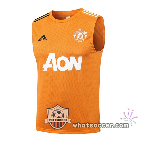 Manchester United Orange Soccer Vest 2021-2022