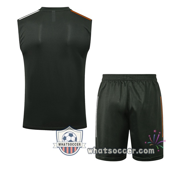 Manchester United Soccer Vest + Shorts Green 2021-2022