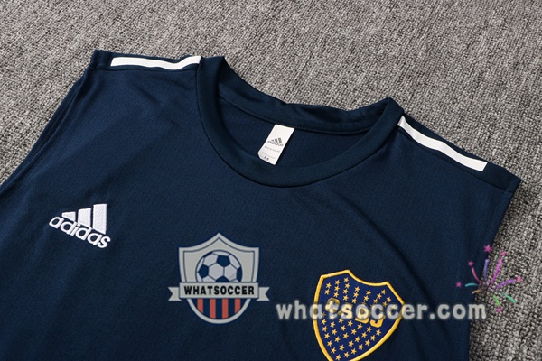 Boca Juniors Soccer Vest + Shorts Blue Royal 2021-2022