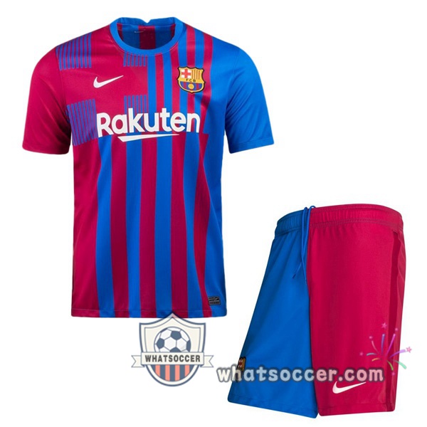FC Barcelona Kids Home Soccer Jerseys 2021-2022