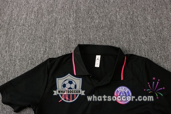 Training Polo Paris PSG + Pants Black 2021-2022
