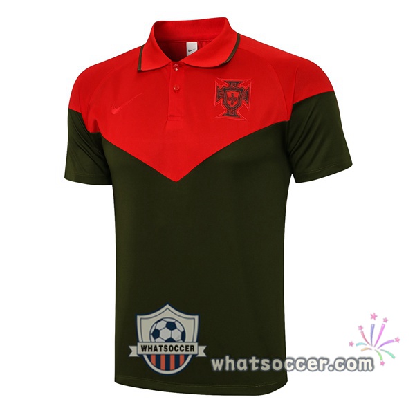 Training Polo Portugal Red Green 2021-2022