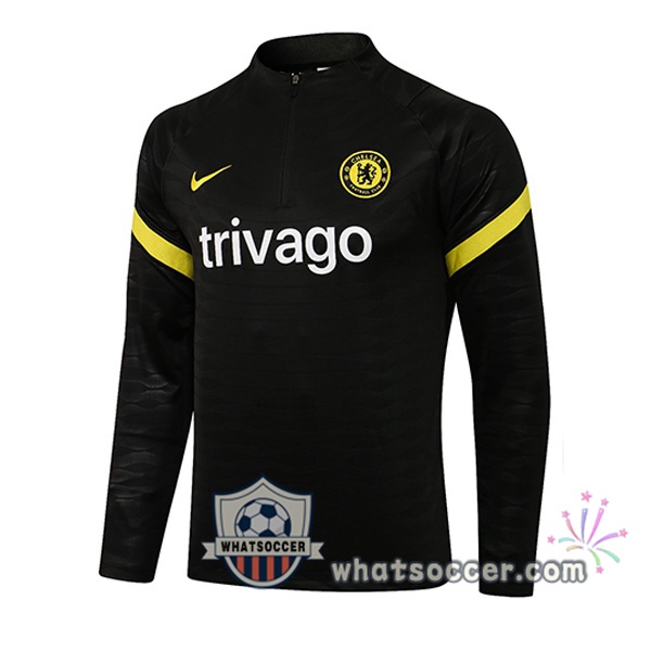 FC Chelsea Black Soccer Sweater 2021-2022