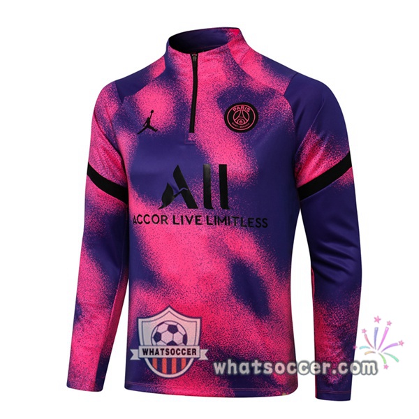 JORDAN Paris PSG Purple Soccer Sweater 2021-2022