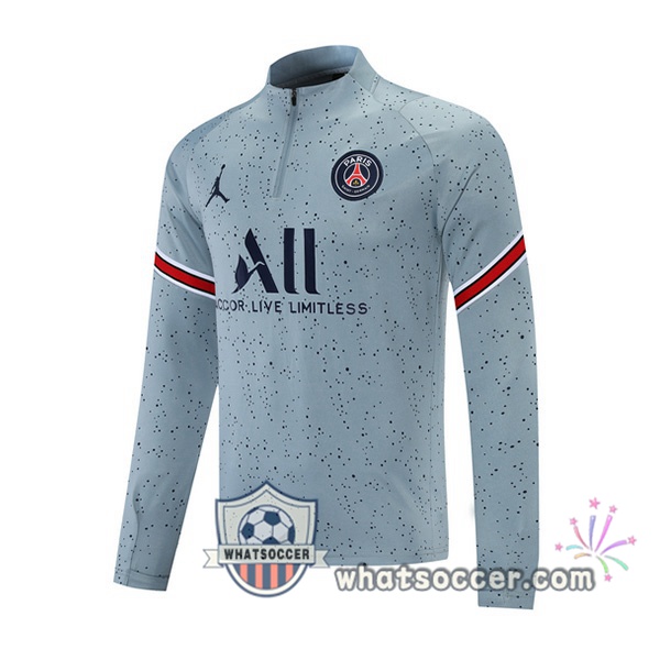 Paris PSG Jordan Black White Soccer Sweater 2021-2022