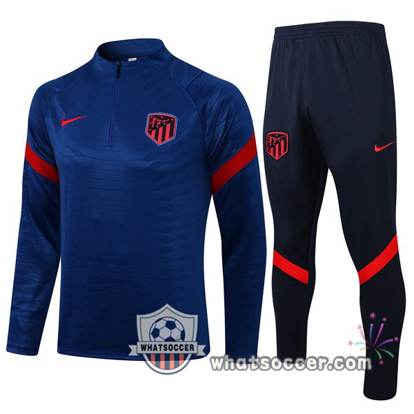 Atletico Madrid Blue Tracksuit 2021-2022