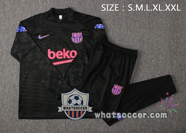 FC Barcelona Black Tracksuit 2021-2022