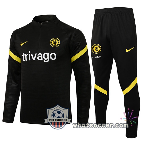 FC Chelsea Black Tracksuit 2021-2022