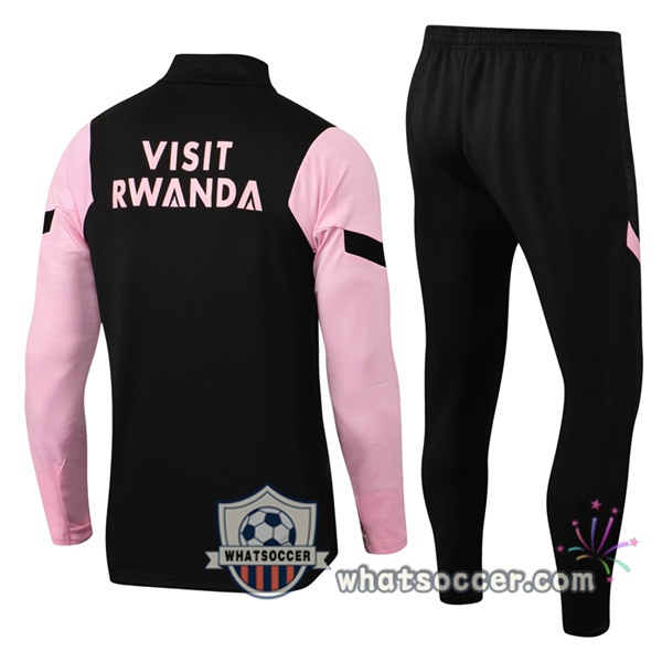 Paris PSG Black Rose Tracksuit 2021-2022