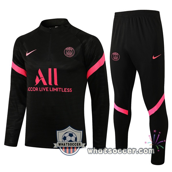 Paris PSG Black Tracksuit 2021-2022