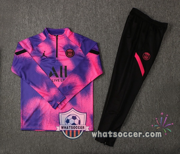 JORDAN Paris PSG Purple Tracksuit 2021-2022