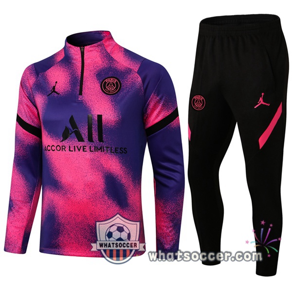 JORDAN Paris PSG Purple Tracksuit 2021-2022