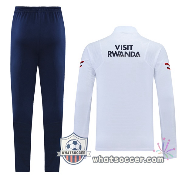 JORDAN Paris PSG White Tracksuit 2021-2022