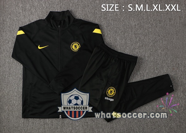 FC Chelsea Black Training Jacket 2021-2022