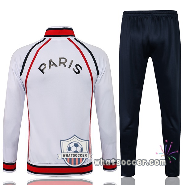 JORDAN Paris PSG White Training Jacket 2021-2022