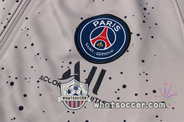 JORDAN Paris PSG Gray Training Jacket 2021-2022