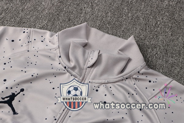 JORDAN Paris PSG Gray Training Jacket 2021-2022