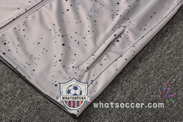JORDAN Paris PSG Gray Training Jacket 2021-2022