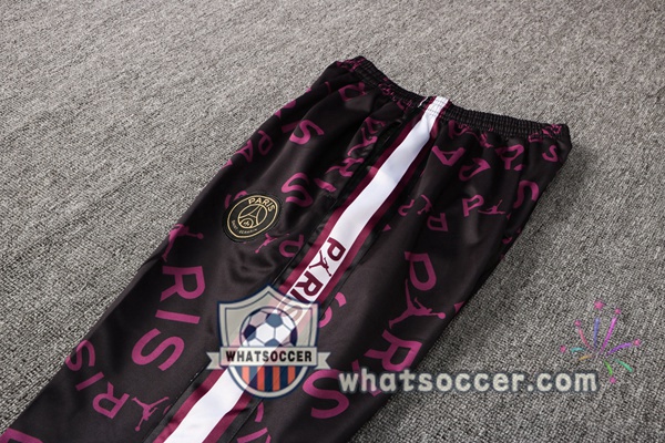 JORDAN Paris PSG Purple Hooded Jacket 2021-2022