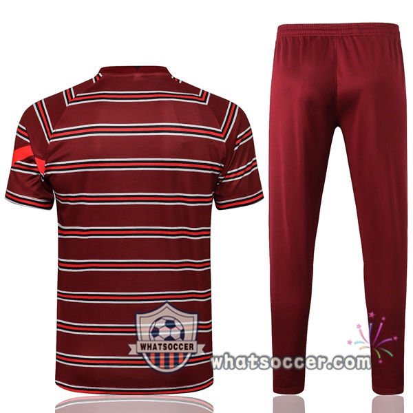 FC Liverpool Training T-Shirts + Pants Red 2021-2022