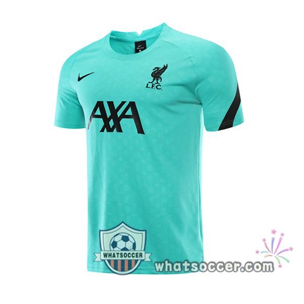 FC Liverpool Green Training T-Shirts 2021-2022