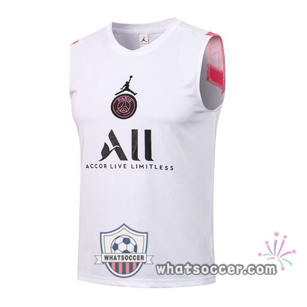 Paris PSG White Soccer Vest 2021-2022