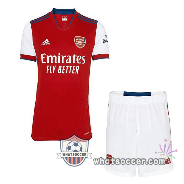 Arsenal Kids Home Soccer Jerseys 2021-2022