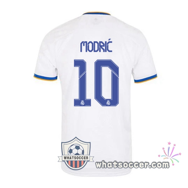 Real Madrid (Modrić 10) Home Soccer Jerseys 2021-2022