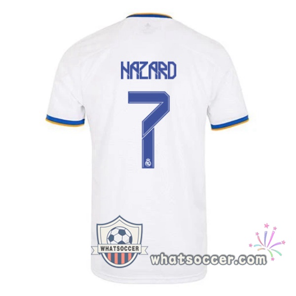 Real Madrid (Hazard 7) Home Soccer Jerseys 2021-2022