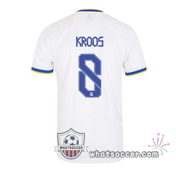Real Madrid (Kroos 8) Home Soccer Jerseys 2021-2022