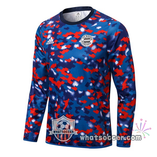 Bayern Munich Blue Red Soccer Sweater 2021-2022