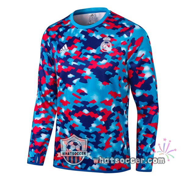 Real Madrid Blue Red Soccer Sweater 2021-2022