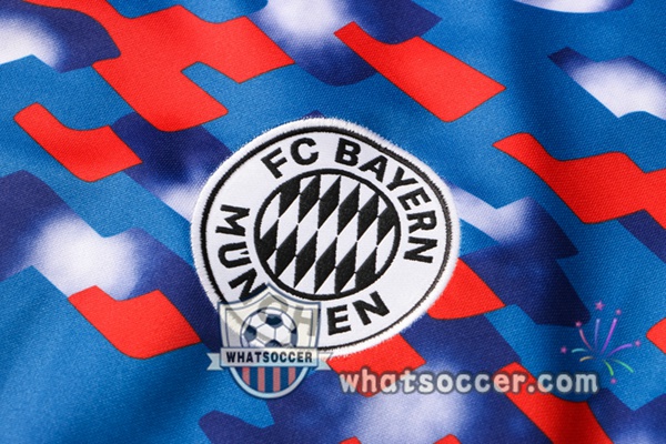 Bayern Munich Blue Red Tracksuit 2021-2022