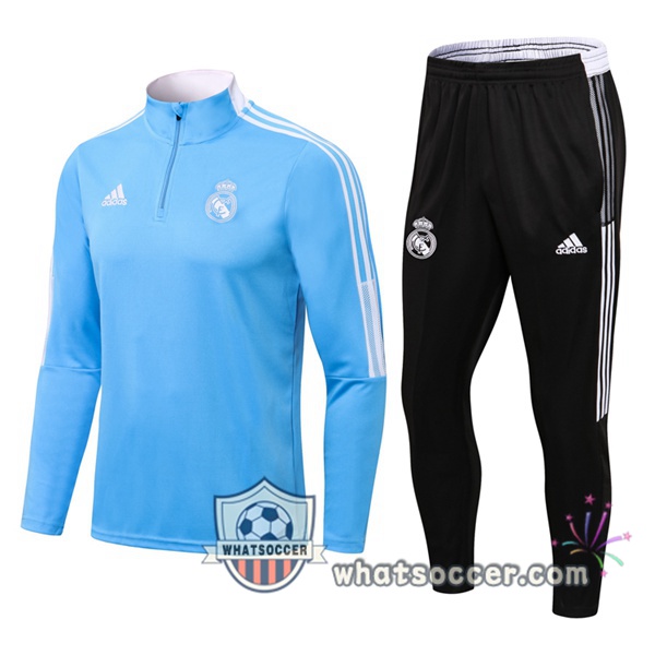 Real Madrid Blue Tracksuit 2021-2022