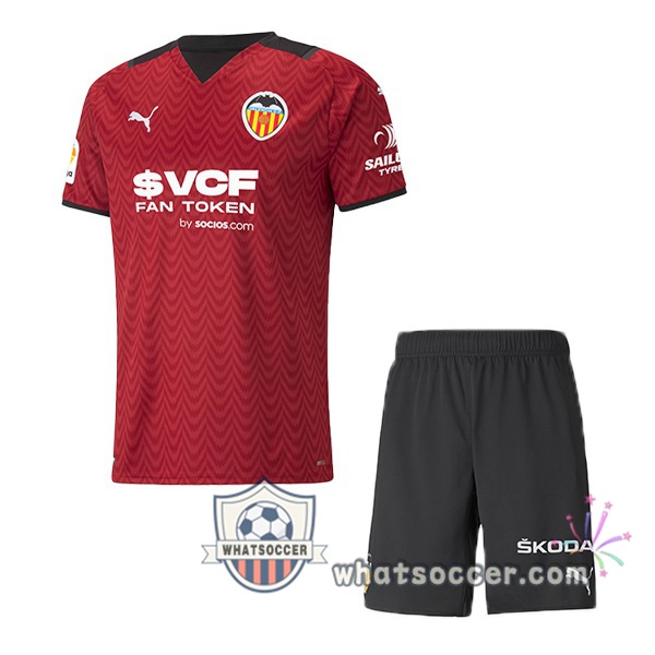 Valencia CF Kids Away Soccer Jerseys 2021-2022