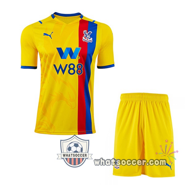 Crystal Palace FC Kids Away Soccer Jerseys 2021-2022