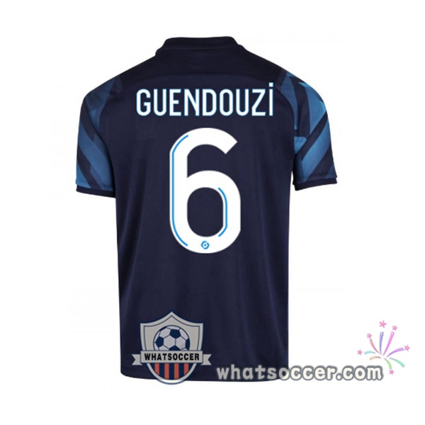Marseille OM (GUENDOUZI 6) Away Soccer Jerseys 2021-2022