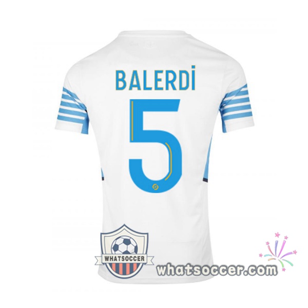 Marseille OM (BALERDI 5) Home Soccer Jerseys 2021-2022