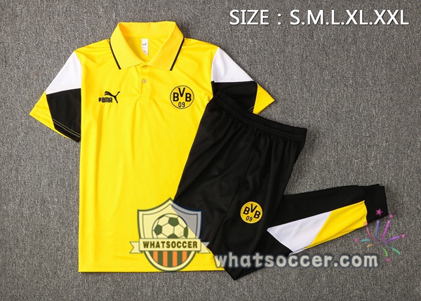 Training Polo Dortmund BVB + Pants Yellow 2021-2022