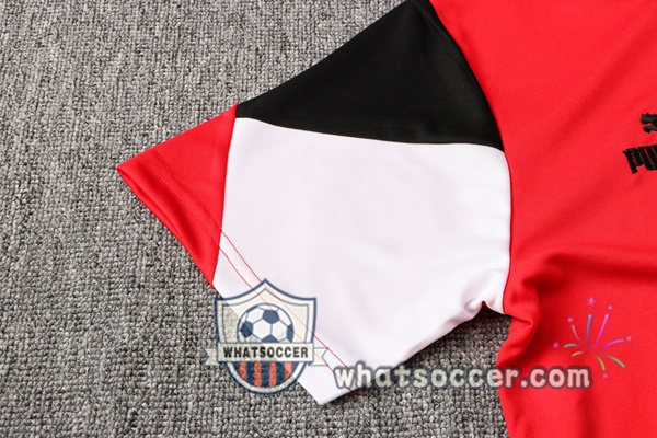 Training Polo AC Milan + Pants Red 2021-2022