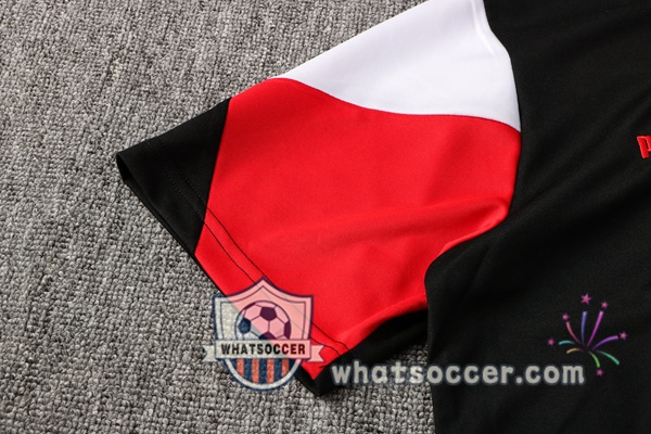 Training Polo AC Milan + Pants Black 2021-2022
