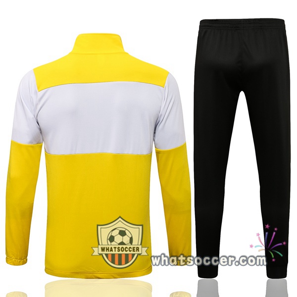 Dortmund BVB Yellow White Training Jacket 2021-2022