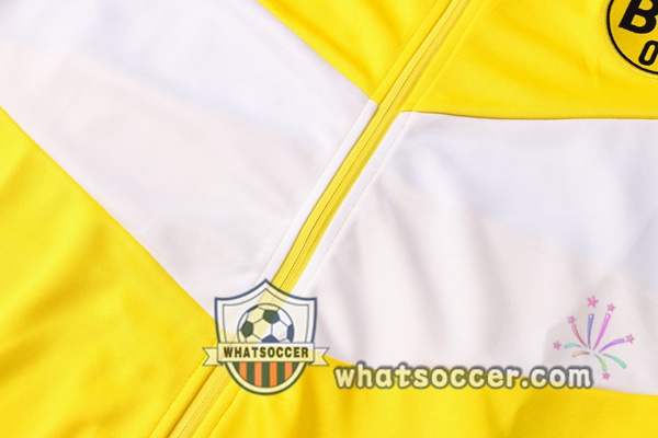 Dortmund BVB Yellow White Training Jacket 2021-2022