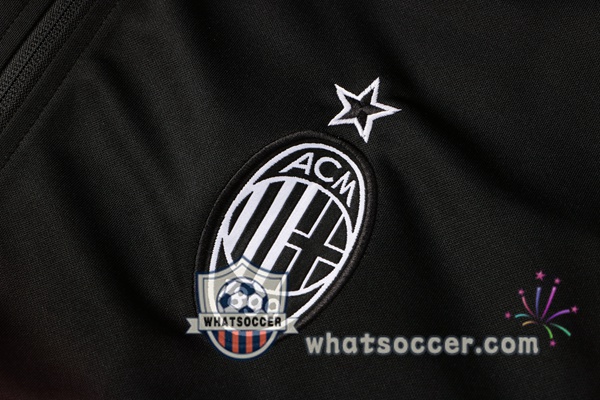 AC Milan Red Black Training Jacket 2021-2022