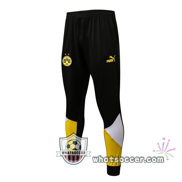 Dortmund BVB Black Yellow Soccer Pants 2021-2022