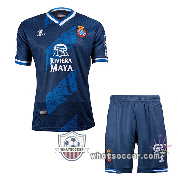 RCD Espanyol Kids Third Soccer Jerseys 2021-2022
