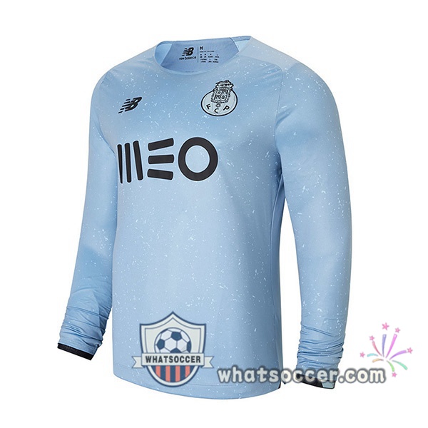 FC Porto Goalkeeper Soccer Jerseys Long Sleeve Blue 2021-2022