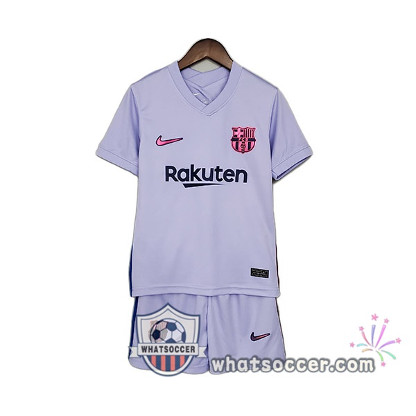 FC Barcelona Kids Away Soccer Jerseys 2021-2022